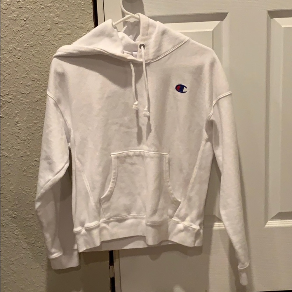 white champion hoodie